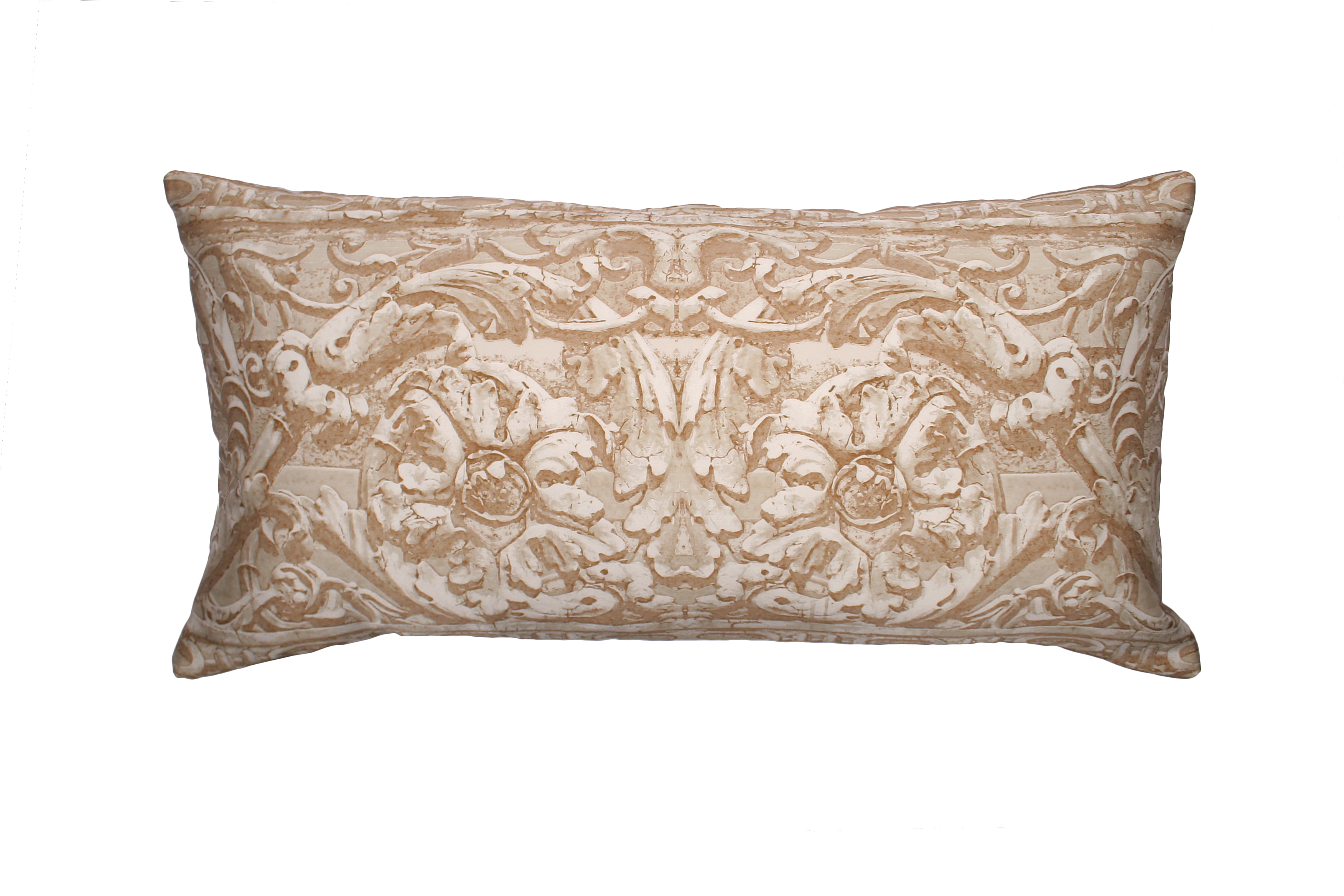 Forgé Pillow in Sepia Linen Color Way